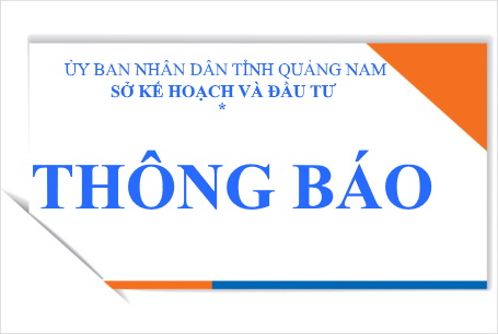 Thông báo lịch tiếp công dân định kỳ và thường xuyên năm 2025 của Sở Kế hoạch và Đầu tư tỉnh Quảng Nam